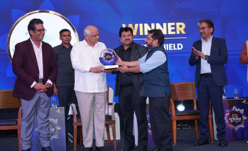 Gujarat CM Bhupendra Bhai Patel Honors Instashield With Best Innovation Technology Award at Gems of Gujarat Awards & Conclave 2023