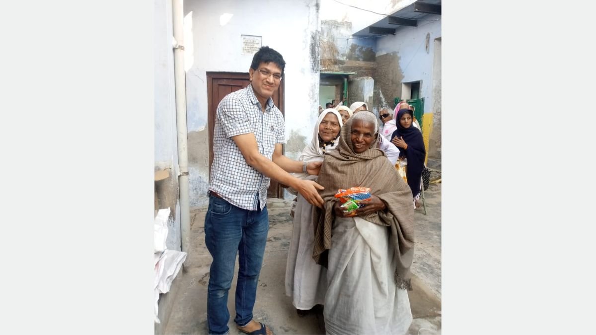 Pranab Saikia’s Inspiring Journey of Compassion for 300 widows of Vrindavan