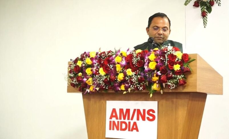 Minister Mukesh Patel lauds AM/NS India for CSR Initiatives and contributing towards employment generation