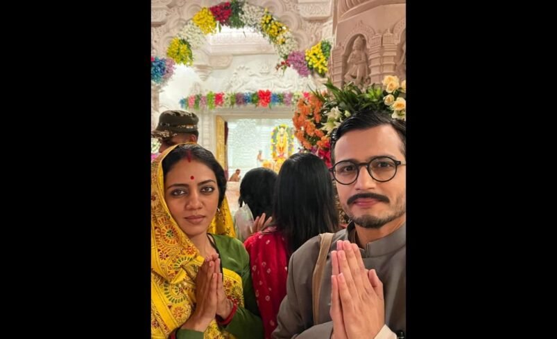 AndTV’s Atal leads – Neha Joshi and Ashutosh Kulkarni visited Ram Mandir in Ayodhya ahead of Ram Navami celebrations