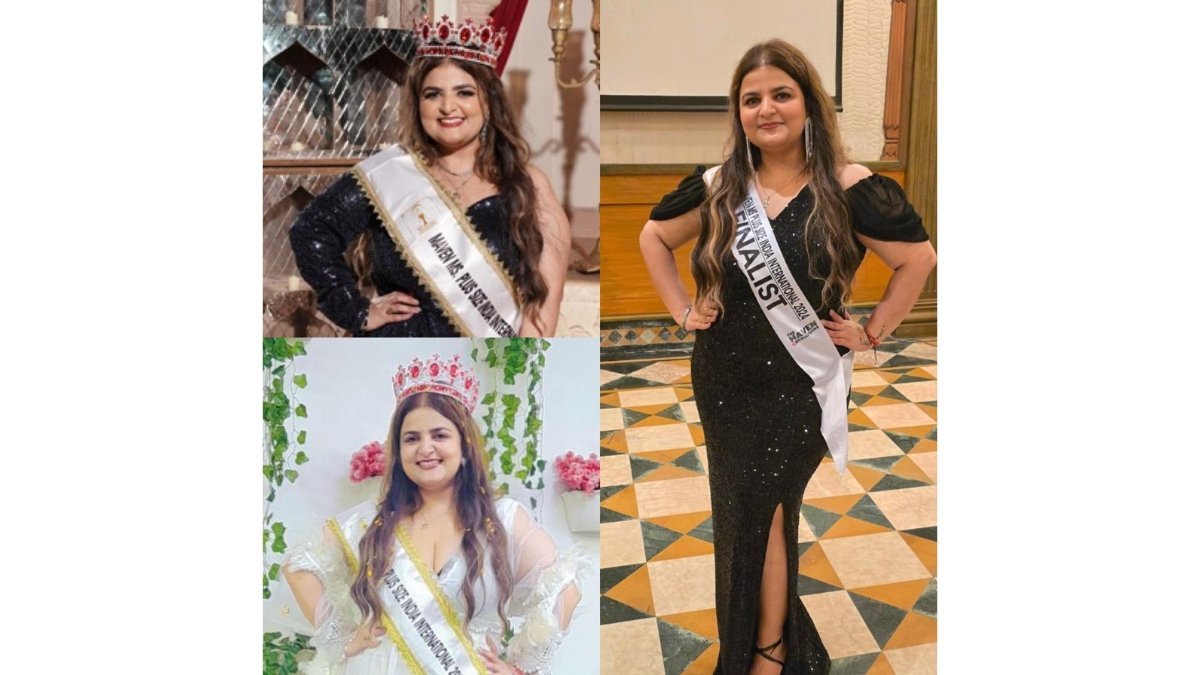 Balancing Business and Beauty Namrata Tiwari’s Triumph as Maven Ms. Plus Size India International 2024