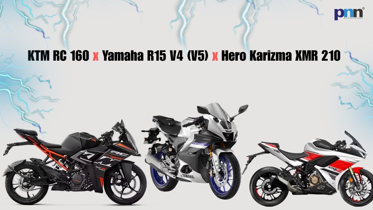 KTM RC 160 vs. Yamaha R15 V4 (V5) vs. Hero Karizma XMR 210: Next-Gen Performance 160-210cc Comparison