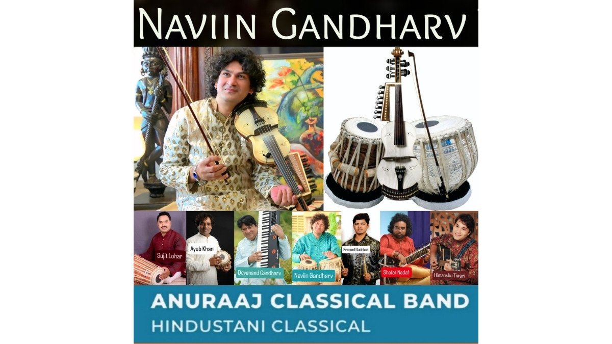 Pandit Naviin Gandharv with Anuraaj at the NMACC, 8th Feb ,7.30 pm
