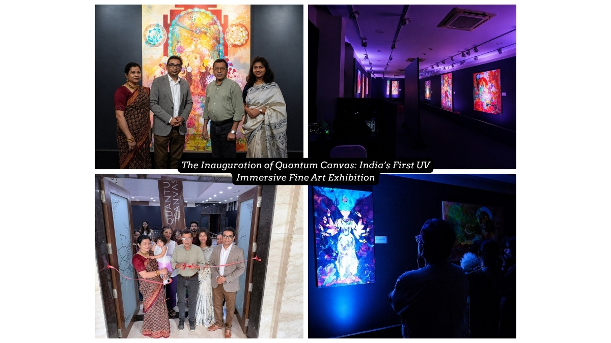 Quantum Canvas: India’s First UV Immersive Fine Art Exhibition Opens on 25 June’26