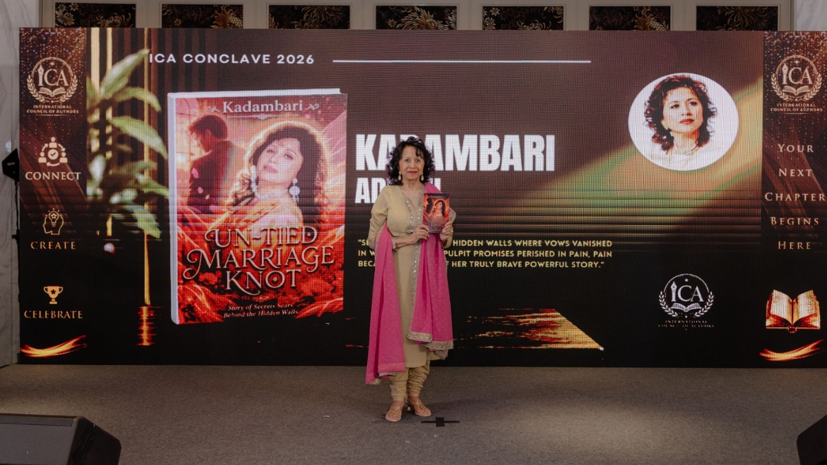 At ICA Conclave 2026, Kadambari Advani Launched Her Book UN-TIED MARRIAGE KNOT